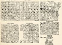 Brown County - New Denmark, Morrison, Suamico, Pittsfield, Glenmore, Humboldt, Allouez, Wisconsin State Atlas 1930c